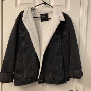 Mens sherpa lines jacket